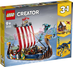 LEGO CREATOR Vikingschip & Midgaardslang