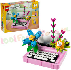 LEGO Creator Typemachine met Bloemen