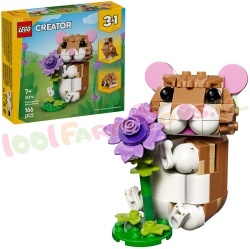 LEGO Creator Schattige Hamster met Bloem