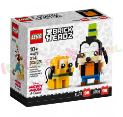 LEGO BRICK HEADZ Disney Goofy en Pluto