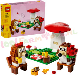 LEGO Egelpicknick met Paddenstoel