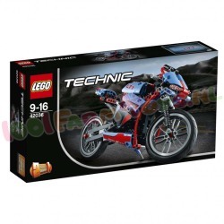 LEGO TECHNIC STRAATMOTOR 375 stukjes