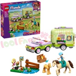 LEGO FRIENDS Trailer met Paard en Veulen
