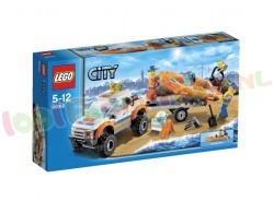 LEGO CITY DUIKERSBOOT & 4X4 AUTO *