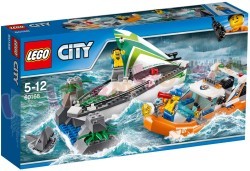 LEGO CITY ZEILBOOT+REDDINGSBOOT
