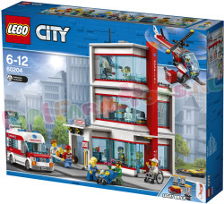 LEGO CITY ZIEKENHUIS. AMBULANCE. HELI en