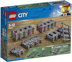 LEGO CITY Rechte en Flexibele TreinRails