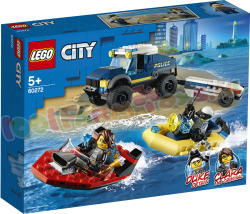 LEGO CITY Elite politieboot transport