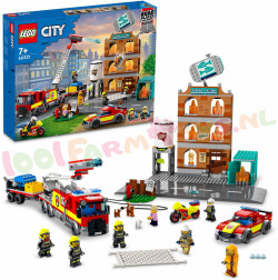 LEGO CITY BrandweerTeam met Laderwagen