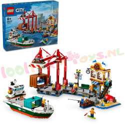 LEGO CITY Haven met VrachtSchip