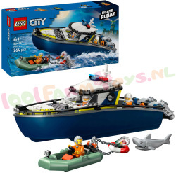 LEGO CITY Achtervolging met Politieboot