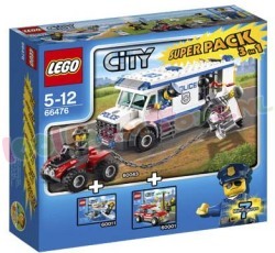 LEGO CITY SUPER PACK POLITIE & BRANDWEER