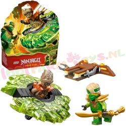 Ninjago Lloyd Vs aardemonster in spinner