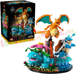 Pokémon Venusaur. Charizard en Blastoise