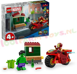 MARVEL Iron Man met motor en de Hulk