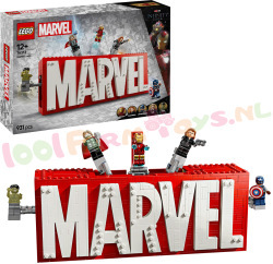 LEGO MARVEL Logo en Minifiguren