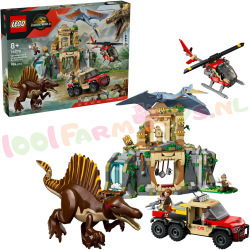 Jurassic World Spinosaurus en Quetzal-