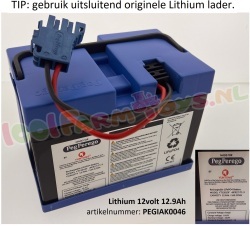 LITHIUM Batterij 12V - 12.9Ah Peg Perego