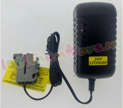 24V Lithium adaptor 230V Lader 24V