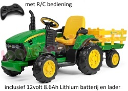 JOHN DEERE Heavy Duty R/C 12volt + kar