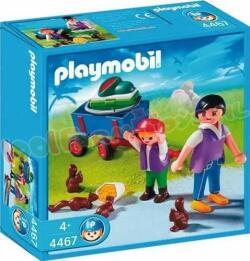 PLAYMOBIL Bezoekers met Bolderwagen