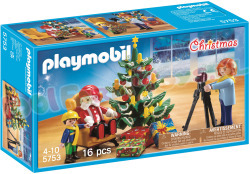 PLAYMOBIL op de Foto met Kerstman
