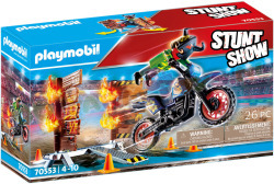 Playmobil Stuntshow Motor met Vuurmuur