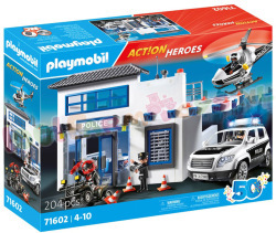 PLAYMOBIL Politiestation met Voertuigen