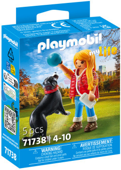 PLAYMOBIL Vrouw met Berghond