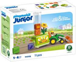PLAYMOBIL Tractor met laad-en lossysteem