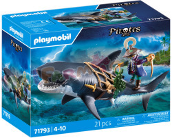 PLAYMOBIL Reuzenhaai met Piraat