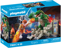 PLAYMOBIL Heldenstr. tegen Reuzenhagedis