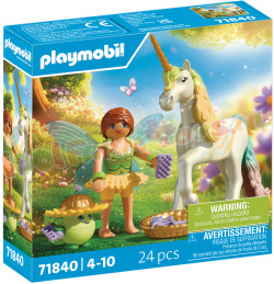 PLAYMOBIL Regenboogbloem met Fee