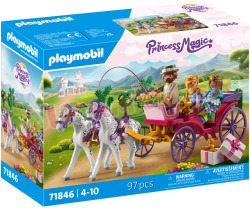 PLAYMOBIL Koetsrit met Prins en Prinses