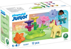 PLAYMOBIL Junior Eenhoorn Feeëntuin