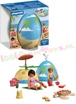 PLAYMOBIL Speel-Ei: Strandvakantie