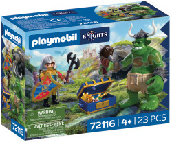 PLAYMOBIL Trol met schat Leeuwenridder