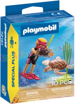 PLAYMOBIL Duiker met Schildpad