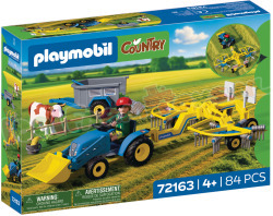PLAYMOBIL Kleine Tractor met Hooimaaier