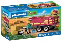 Country Tractoraanhanger met Hooibalen