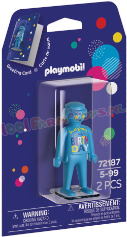 PLAYMOBIL Wenskaart: Verjaardag