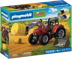 PLAYMOBIL Grote Tractor met Hooibalen
