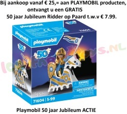 Gratis 50 Jr Playmobil JubileumRidder