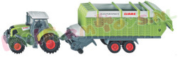 CLAAS AXION 850 MET OPRAAPWAGEN 1/87