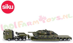 Militair Army Oplegger met Tank 1/87