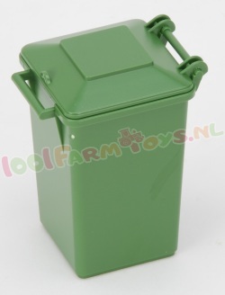 Afvalcontainer groen 1/16