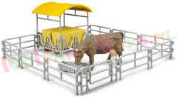 Hooiruif met Hekken. Koe en Voerbak 1/16