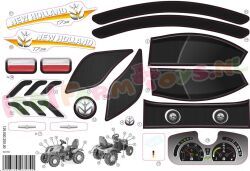 STICKERSET NEW HOLLAND T7